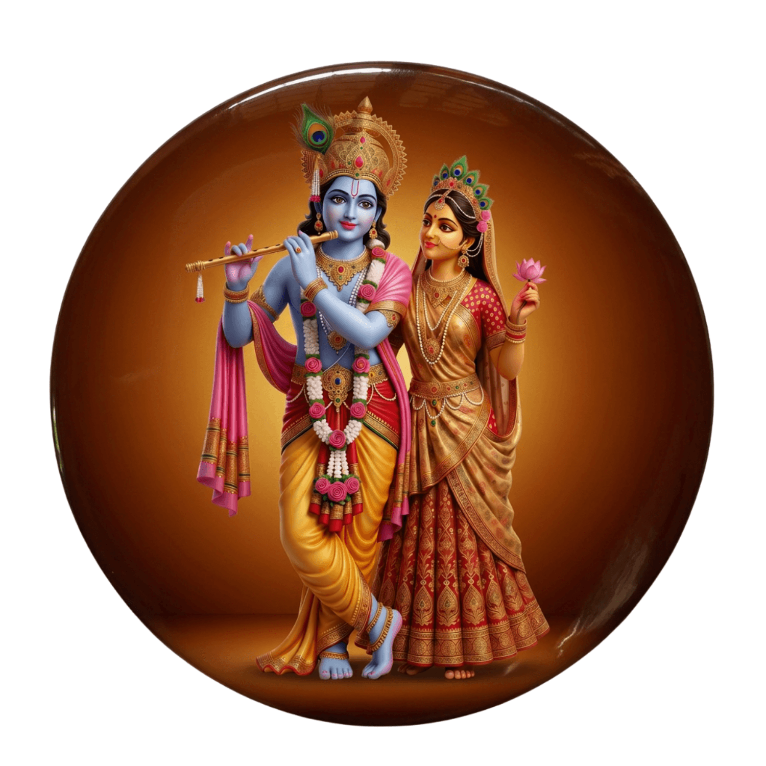 radha-krishna-fridge-magnet-handcrafted-multicolour-glossy-metal-70mm