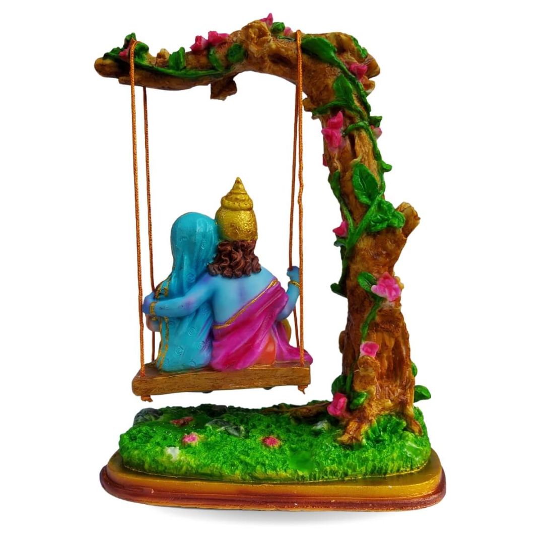 radhakrishna-on-swing-under-kadamba-tree-statue-back-view