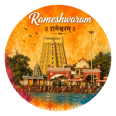 rameswaram-ramanathaswamy-temple-watercolour-fridge-magnet-spiritual-souvenir