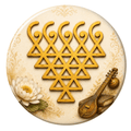 Saraswati Yantra fridge magnet