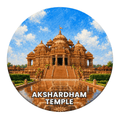 Akshardham Temple fridge magnet