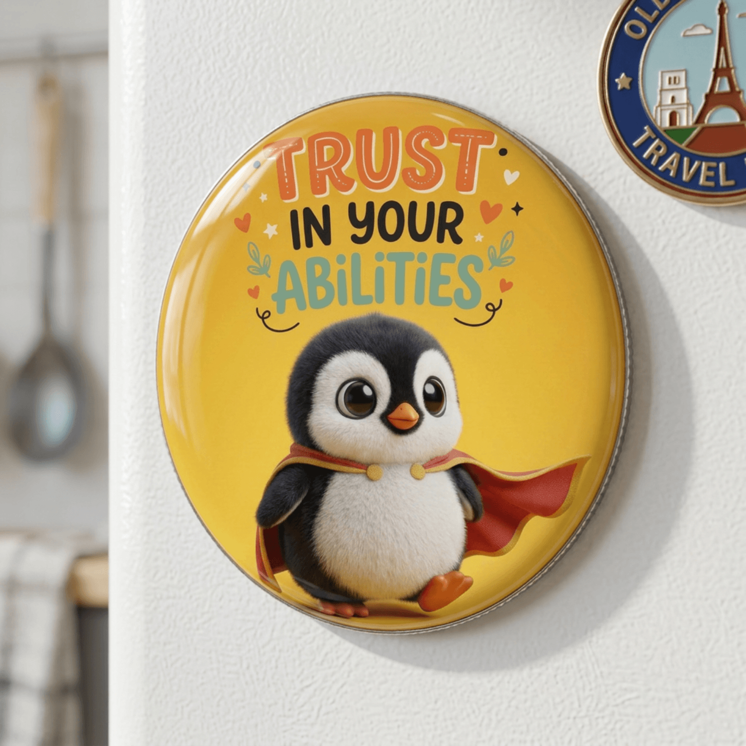 trust-in-your-abilities-penguin-fridge-magnet-0