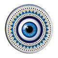 Turkish Evil Eye fridge magnet