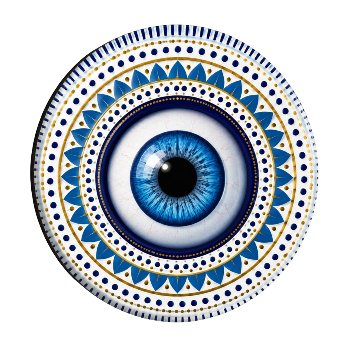 Turkish Evil Eye fridge magnet