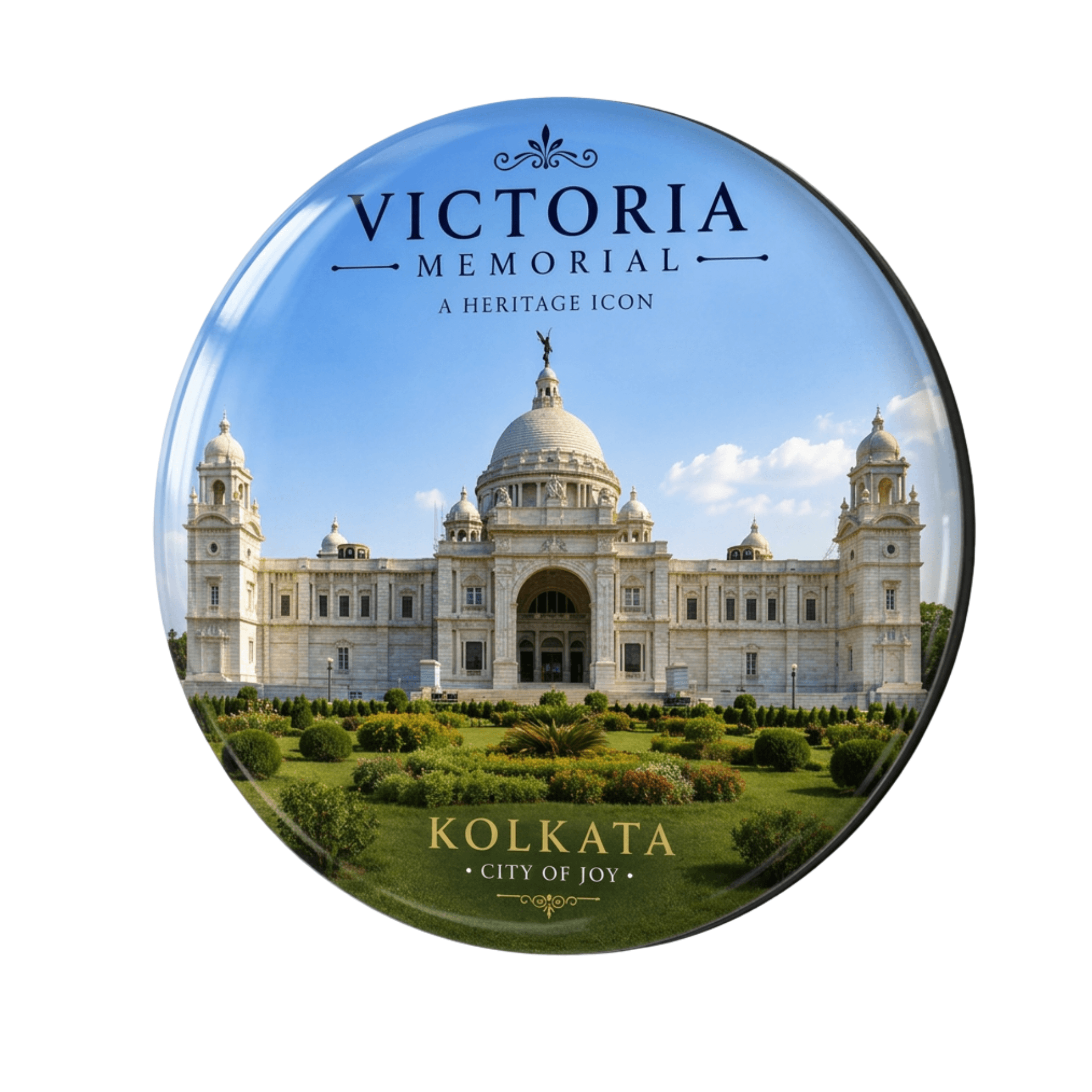 Victoria Memorial Kolkata Fridge Magnet