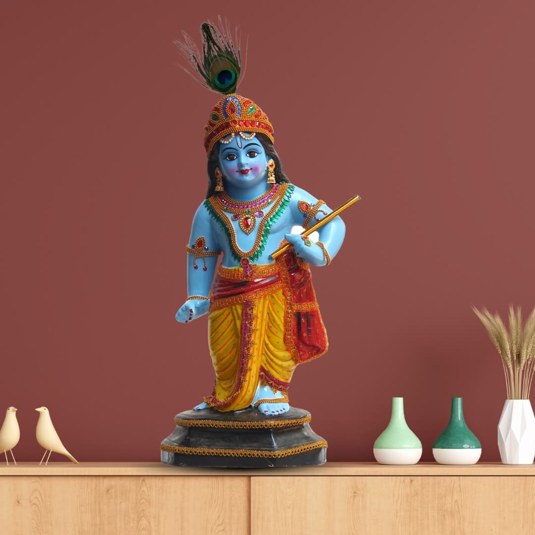 vithopa-krishna-idol-fiber-indoor